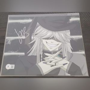Black Butler 8x10 photo signed by John Swasey.